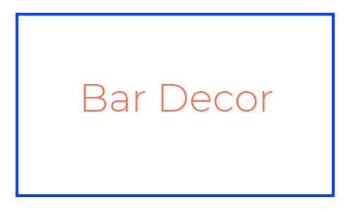 Bar Decor