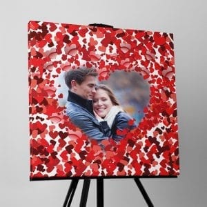 black hearts valentines day photo canvas personalized couples print personalized wedding anniversary gift gift for valentines 5d146087 The Benefits Of The Personalized Gifts
