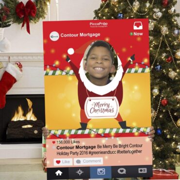 christmas santa cut out ig face Special