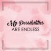 my possibilities are endless custom printed motivational quotes on canvas wall art wall decor inspirational inspirational print 5d1474e1 My Possibilities Are Endless Canvas Wall Decor