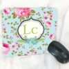 monogrammed mouse pad personalized mousepad custom mouse pad mouse pad personalized gift monogrammed gift floral 5ed04149 scaled Floral Monogrammed Mouse Pad