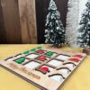 Christmas Tic Tac Toe Board Game - Wooden Kids Game