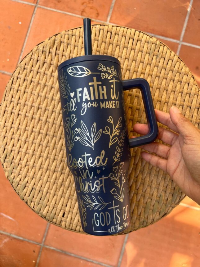 il fullxfull.5659311205 47ej 1 scaled Faith and God Tumbler, 40oz Tumbler with Handle, Christian Affirmation Tumbler, Religious Gift For Her,Bible Affirmations Tumbler Travel Cup