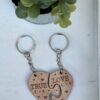 il fullxfull.5695313808 gils scaled Personalized True Love Heart Keyring Set, Wooden Keychain Valentine's Day Couples Gift