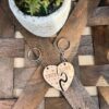 il fullxfull.5743364785 h770 scaled Personalized True Love Heart Keyring Set, Wooden Keychain Valentine's Day Couples Gift